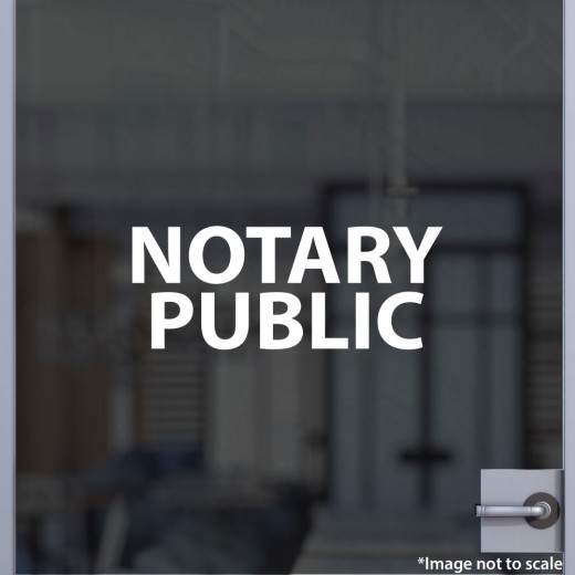 Notary Public Decal